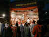 Faithful gather to offer prayers to Durga