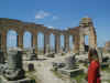 Inside the Basillica at Volubilis