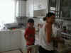 Kutay - a BIG help in the kitchen