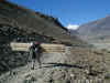 Porters haul loads of wood up to 3810 meters at Muktinath