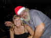 Santa spreads cheer (and cigarette smoke) at the Jazz Cafe in Bali