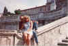 Christie and Wiley on the Spanish Steps in Rome