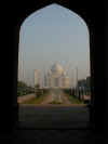 First glimpse of the Taj - it doesn't disappoint