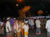 Balinese families on their way to the temple